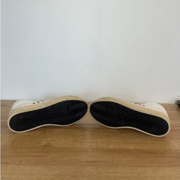 P448 Womens Skate High Top Sneakers Leather Suede Cream Size 38 / US 7.5-8 - Picture 8 of 9